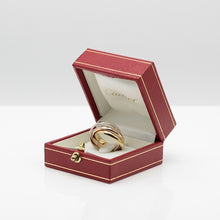 Lade das Bild in den Galerie-Viewer, Les must de Cartier Trinity Tricolour 18KT Gold mit Cartier Box in Gr. 52

