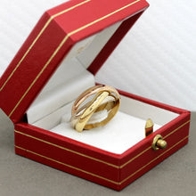 Lade das Bild in den Galerie-Viewer, Les must de Cartier Trinity Tricolour 18KT Gold mit Cartier Box in Gr. 55
