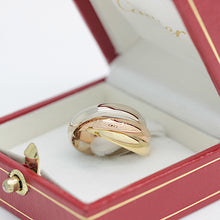 Lade das Bild in den Galerie-Viewer, Les must de Cartier Trinity Tricolour 18KT Gold mit Cartier Box in Gr. 49
