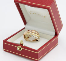 Lade das Bild in den Galerie-Viewer, Cartier Trinity Tricolour 18KT Gold mit Cartier Box in Gr. 54
