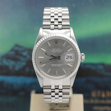 Lade das Bild in den Galerie-Viewer, Rolex Datejust Stahl Ref : 16030 mit Rolex Box &amp; Papiere von 1986
