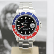 Lade das Bild in den Galerie-Viewer, Rolex GMT Master II Stahl Ref: 16710
