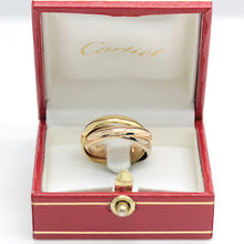 Lade das Bild in den Galerie-Viewer, Les must de Cartier Trinity Tricolour 18KT Gold mit Box &amp; Papiere in Gr. 52
