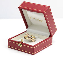 Lade das Bild in den Galerie-Viewer, Cartier Trinity Tricolour 18KT Gold mit Cartier Box in Gr. 50
