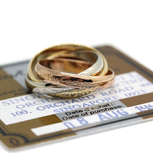 Lade das Bild in den Galerie-Viewer, Les must de Cartier Trinity Tricolour 18KT Gold mit Cartier Box &amp; Papiere in Gr. 52
