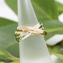 Lade das Bild in den Galerie-Viewer, Les must de Cartier Trinity Tricolour 18KT Gold mit Cartier Box in Gr. 51

