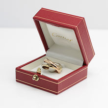 Lade das Bild in den Galerie-Viewer, Les must de Cartier Trinity Tricolour 18KT Gold mit Cartier Box in Gr. 51

