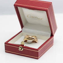Lade das Bild in den Galerie-Viewer, Les must de Cartier Trinity Tricolour 18KT Gold mit Box &amp; Papiere in Gr. 51
