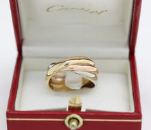 Lade das Bild in den Galerie-Viewer, Cartier Trinity Tricolour 18KT Gold mit Cartier Box in Gr. 55
