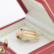 Lade das Bild in den Galerie-Viewer, Les must de Cartier Trinity Tricolour 18KT Gold mit Cartier Box in Gr. 51
