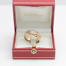 Lade das Bild in den Galerie-Viewer, Les must de Cartier Trinity Tricolour 18KT Gold mit Cartier Box in Gr. 53
