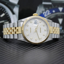Lade das Bild in den Galerie-Viewer, Rolex Datejust Stahl/Gold Ref : 16233 mit Rolex Box von 1994
