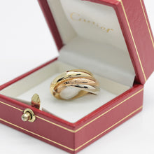 Lade das Bild in den Galerie-Viewer, Cartier Trinity Tricolour 18KT Gold mit Cartier Box in Gr. 55
