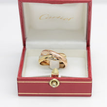 Lade das Bild in den Galerie-Viewer, Cartier Trinity Tricolour 18KT Gold mit Cartier Box in Gr. 54
