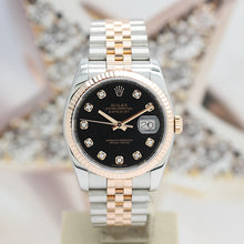Lade das Bild in den Galerie-Viewer, Rolex Datejust Stahl/Rosegold Ref : 116231 mit Rolex Box &amp; Papiere von 2009
