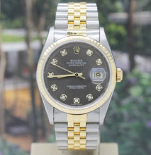 Lade das Bild in den Galerie-Viewer, Datejust Stahl/Gold Ref : 16233
