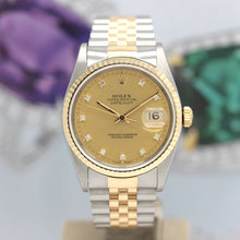 Lade das Bild in den Galerie-Viewer, Datejust Stahl/Gold Ref : 16233
