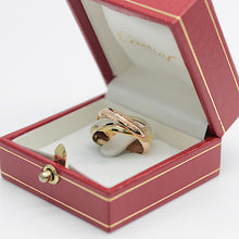 Lade das Bild in den Galerie-Viewer, Les must de Cartier Trinity Tricolour 18KT Gold mit Cartier Box in Gr. 51
