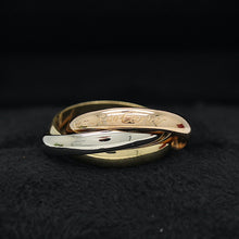 Lade das Bild in den Galerie-Viewer, Les must de Cartier Trinity Tricolour 18KT Gold mit Cartier Box in Gr. 51
