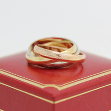 Lade das Bild in den Galerie-Viewer, Cartier Trinity Tricolour 18KT Gold mit Cartier Box in Gr. 55
