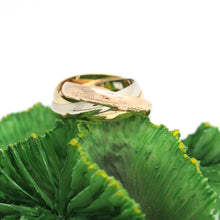 Lade das Bild in den Galerie-Viewer, Les must de Cartier Trinity Tricolour 18KT Gold mit Cartier Box in Gr. 51
