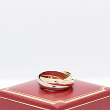 Lade das Bild in den Galerie-Viewer, Les must de Cartier Trinity Tricolour 18KT Gold mit Cartier Box in Gr. 52

