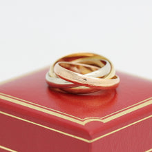 Lade das Bild in den Galerie-Viewer, Cartier Trinity Tricolour 18KT Gold mit Cartier Box in Gr. 54
