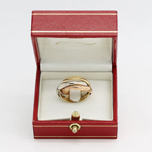 Lade das Bild in den Galerie-Viewer, Les must de Cartier Trinity Tricolour 18KT Gold mit Cartier Box in Gr. 52
