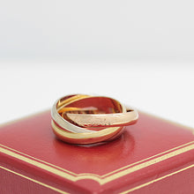 Lade das Bild in den Galerie-Viewer, Cartier Trinity Tricolour 18KT Gold mit Cartier Box in Gr. 50
