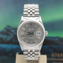 Lade das Bild in den Galerie-Viewer, Rolex Datejust Stahl Ref : 16030 mit Rolex Box &amp; Papiere von 1986
