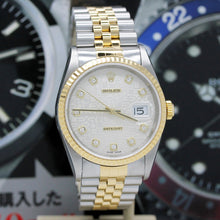 Lade das Bild in den Galerie-Viewer, Rolex Datejust Stahl/Gold Ref : 16233 mit Rolex Box von 1994
