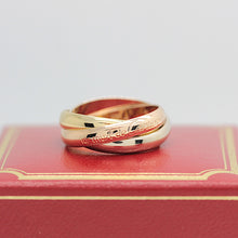 Lade das Bild in den Galerie-Viewer, Les must de Cartier Trinity Tricolour 18KT Gold mit Cartier Box in Gr. 53
