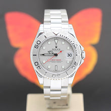 Lade das Bild in den Galerie-Viewer, Rolex Yachtmaster Medium Stahl/Platin Ref: 168622 mit Rolex Box
