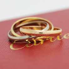 Lade das Bild in den Galerie-Viewer, Cartier Trinity Tricolour 18KT Gold mit Cartier Box in Gr. 54
