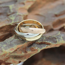 Lade das Bild in den Galerie-Viewer, Cartier Trinity Tricolour 18KT Gold mit Cartier Box in Gr. 50
