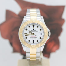 Lade das Bild in den Galerie-Viewer, Rolex Yachtmaster Medium Stahl/Gold Ref: 168623 mit Box &amp; Papiere von 2001
