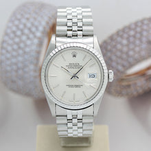 Lade das Bild in den Galerie-Viewer, Rolex Datejust Stahl Ref : 16030 mit Rolex Box von 1987
