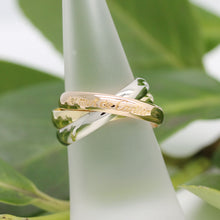 Lade das Bild in den Galerie-Viewer, Les must de Cartier Trinity Tricolour 18KT Gold mit Cartier Box in Gr. 51
