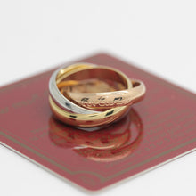 Lade das Bild in den Galerie-Viewer, Les must de Cartier Trinity Tricolour 18KT Gold mit Box &amp; Papiere in Gr. 49
