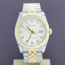 Lade das Bild in den Galerie-Viewer, Rolex Datejust Stahl/Weißgold Ref : 116233
