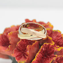 Lade das Bild in den Galerie-Viewer, Cartier Trinity Tricolour 18KT Gold mit Cartier Box in Gr. 50
