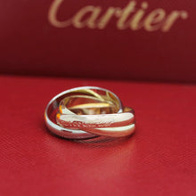 Lade das Bild in den Galerie-Viewer, Les must de Cartier Trinity Tricolour 18KT Gold mit Cartier Box in Gr. 53

