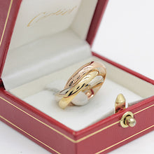 Lade das Bild in den Galerie-Viewer, Cartier Trinity Tricolour 18KT Gold mit Cartier Box in Gr. 54
