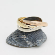 Lade das Bild in den Galerie-Viewer, Cartier Trinity Tricolour 18KT Gold mit Cartier Box in Gr. 55
