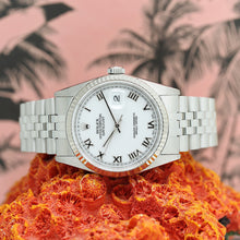 Lade das Bild in den Galerie-Viewer, Rolex Datejust Stahl/Weißgold Ref : 16234
