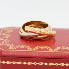Lade das Bild in den Galerie-Viewer, Les must de Cartier Trinity Tricolour 18KT Gold mit Cartier Box in Gr. 53
