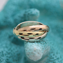 Lade das Bild in den Galerie-Viewer, Les must de Cartier Trinity Tricolour 18KT Gold mit Cartier Box in Gr. 51
