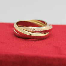 Lade das Bild in den Galerie-Viewer, Cartier Trinity Tricolour 18KT Gold mit Cartier Box in Gr. 54

