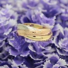 Lade das Bild in den Galerie-Viewer, Cartier Trinity Tricolour 18KT Gold mit Cartier Box in Gr. 50
