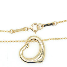 Lade das Bild in den Galerie-Viewer, Tiffany &amp; Co Halskette Elsa Peretti mit offenem Herz in 18KT Gold mit Box
